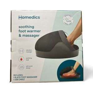 Homedics Soothing Foot Warmer & Massager NIB